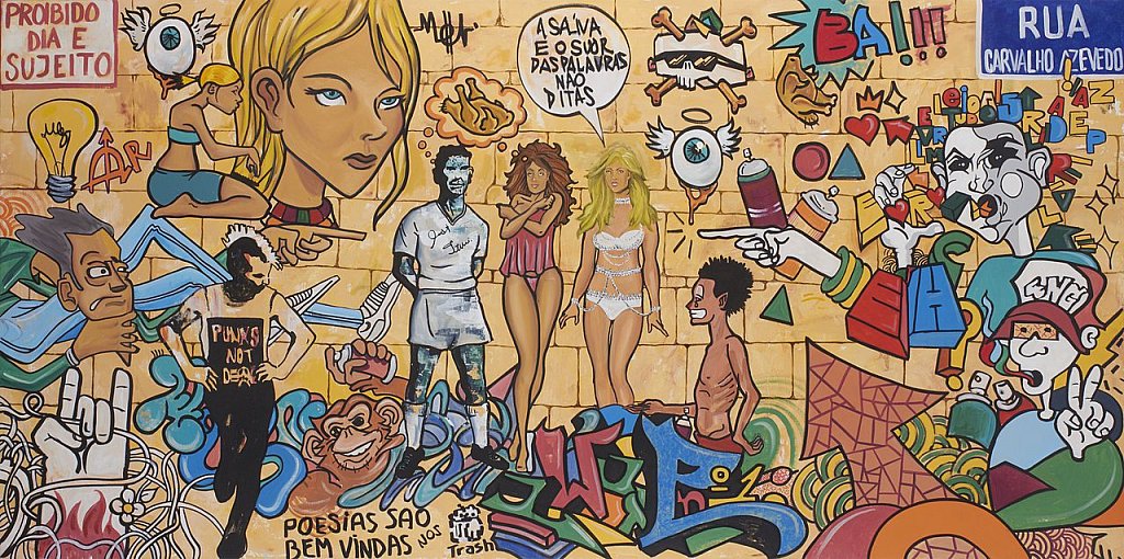 La saliva y el sudor son palabras no dichas. Graffiti Brasil (2015)